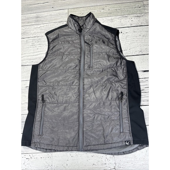 Legendary Anglers 2XLT  Puffer Vest Grey And Black - Picture 1 of 11